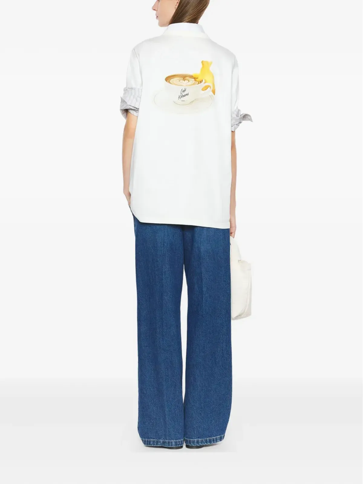 CAFÉ KITSUNÉ Capuccino Tシャツ - Neutrals - 画像5