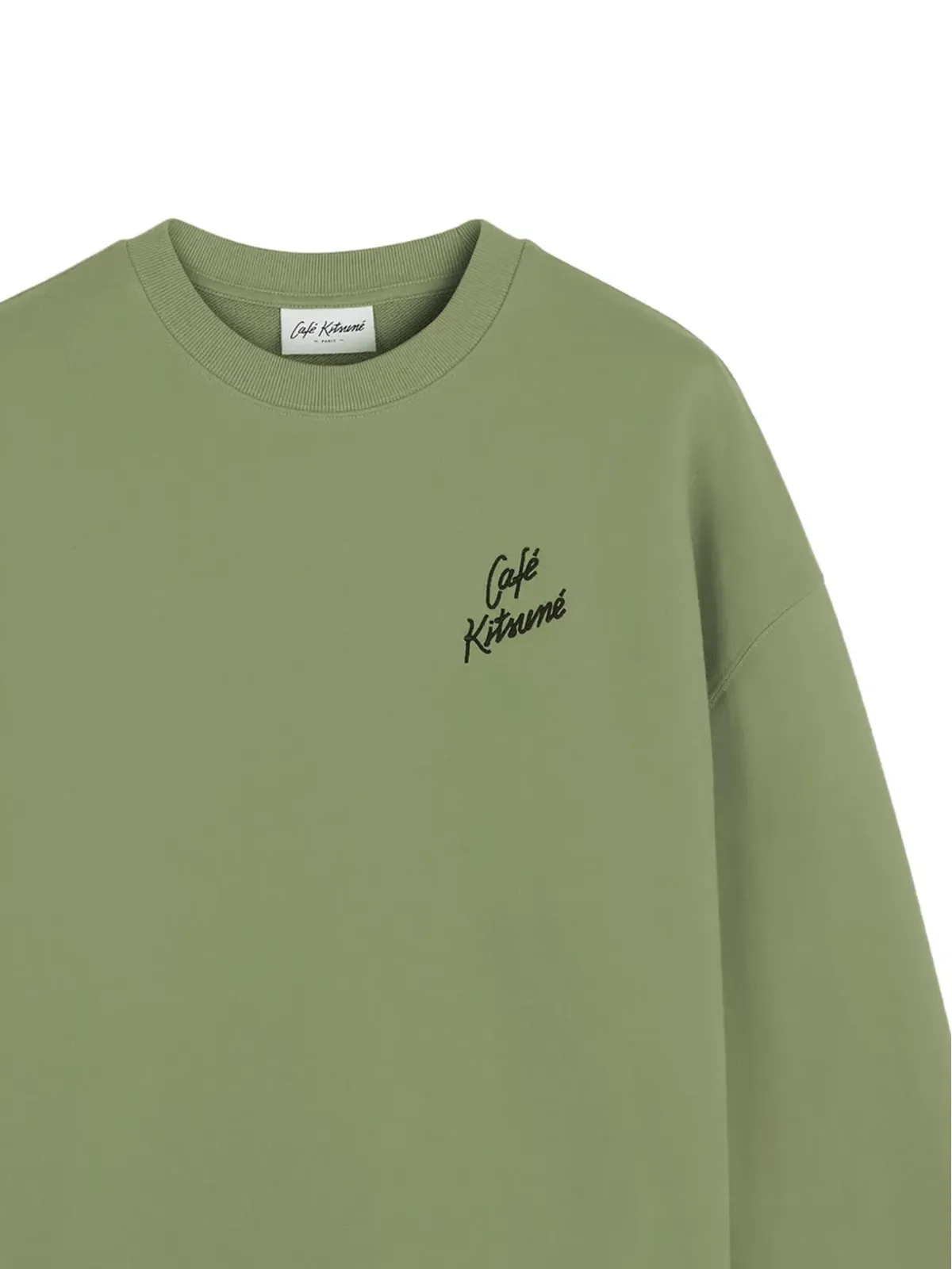 CAFÉ KITSUNÉ 刺繍ロゴ入りスウェットシャツ - 画像2