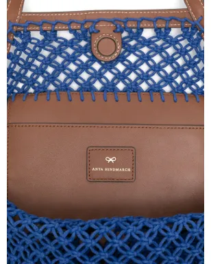 Anya Hindmarch フリンジ付きトートバッグ ブルー - サムネイル5