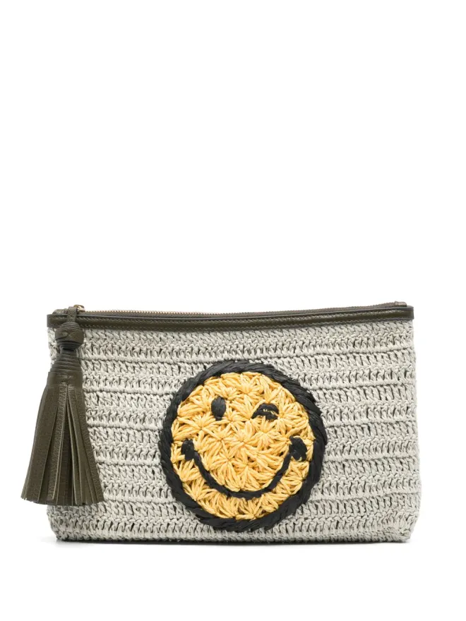 Anya Hindmarch Anya Hindmarch ラフィア クラッチバッグの商品画像