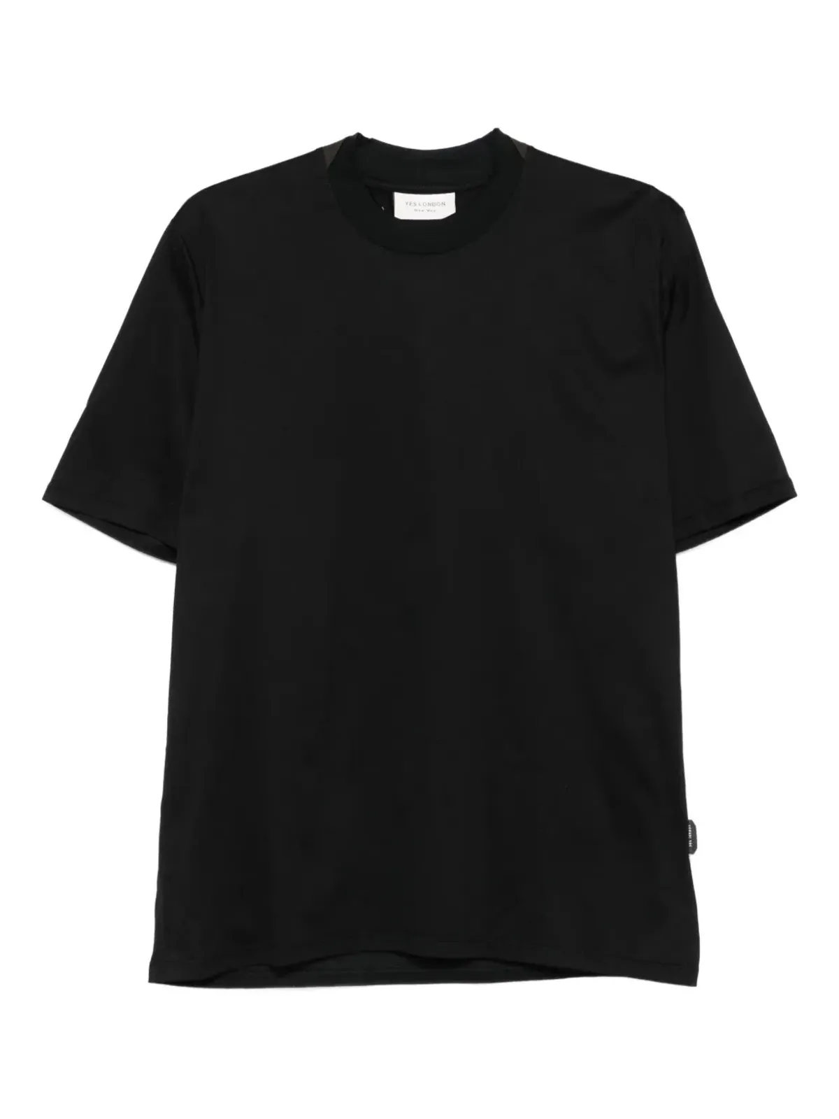 YES LONDON パネルド クルーネック Tシャツ - 画像1