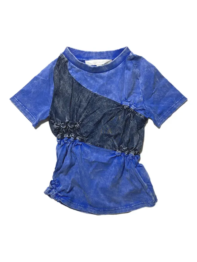 PONDER.ER PONDER.ER ギャザー入りTシャツの商品画像