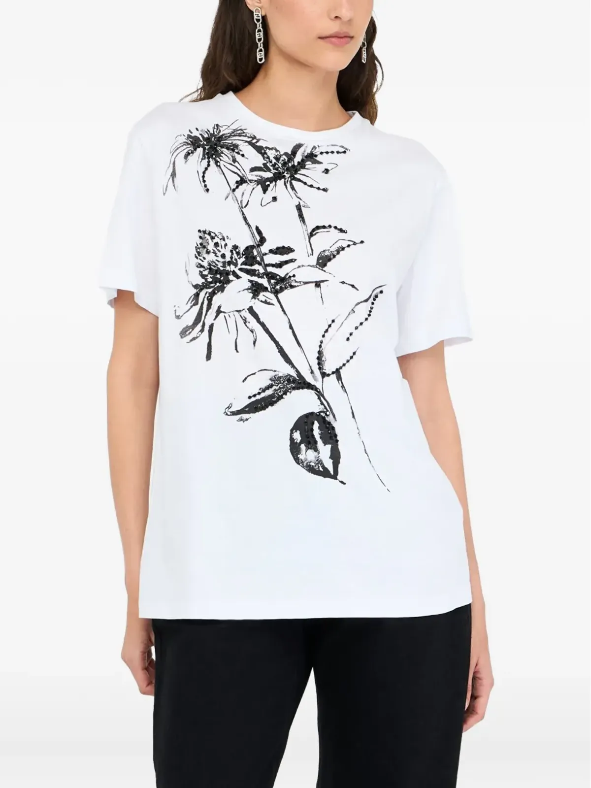 LIU JO フローラルプリントのTシャツ - ホワイト - 画像2
