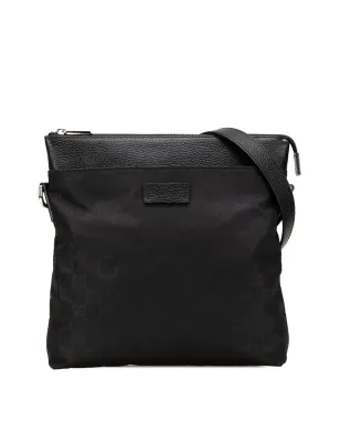 Gucci ビンテージ 2000-2015 GG Nylon Flat Messenger バッグ ブラック - サムネイル1