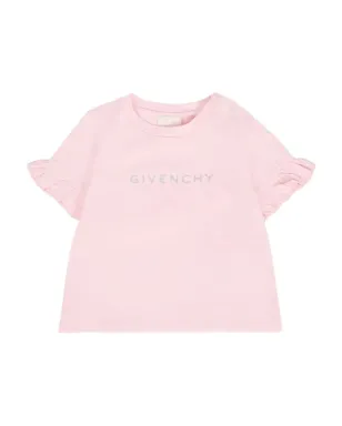 Givenchy Kids フリル付きロゴTシャツ - サムネイル1