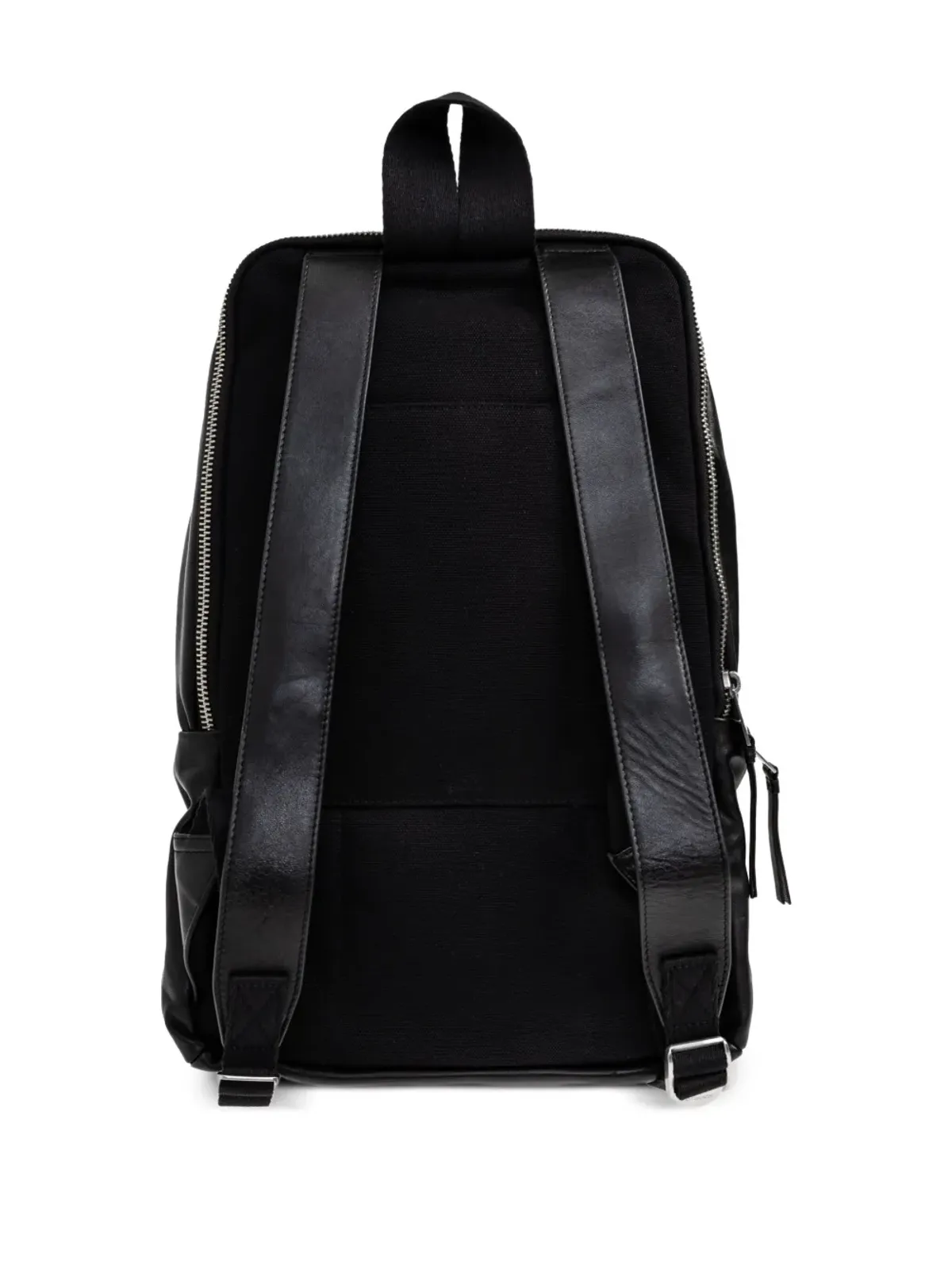 AllSaints Finn ロゴエンボス レザーバックパック - 画像3