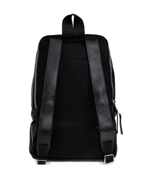 AllSaints Finn ロゴエンボス レザーバックパック - サムネイル3
