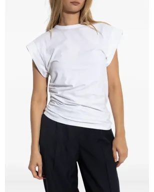 Officine Generale ルシュディテール半袖Tシャツ（ホワイト） - サムネイル3