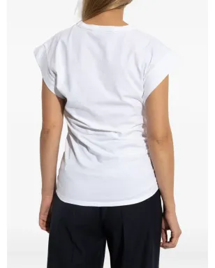 Officine Generale ルシュディテール半袖Tシャツ（ホワイト） - サムネイル4