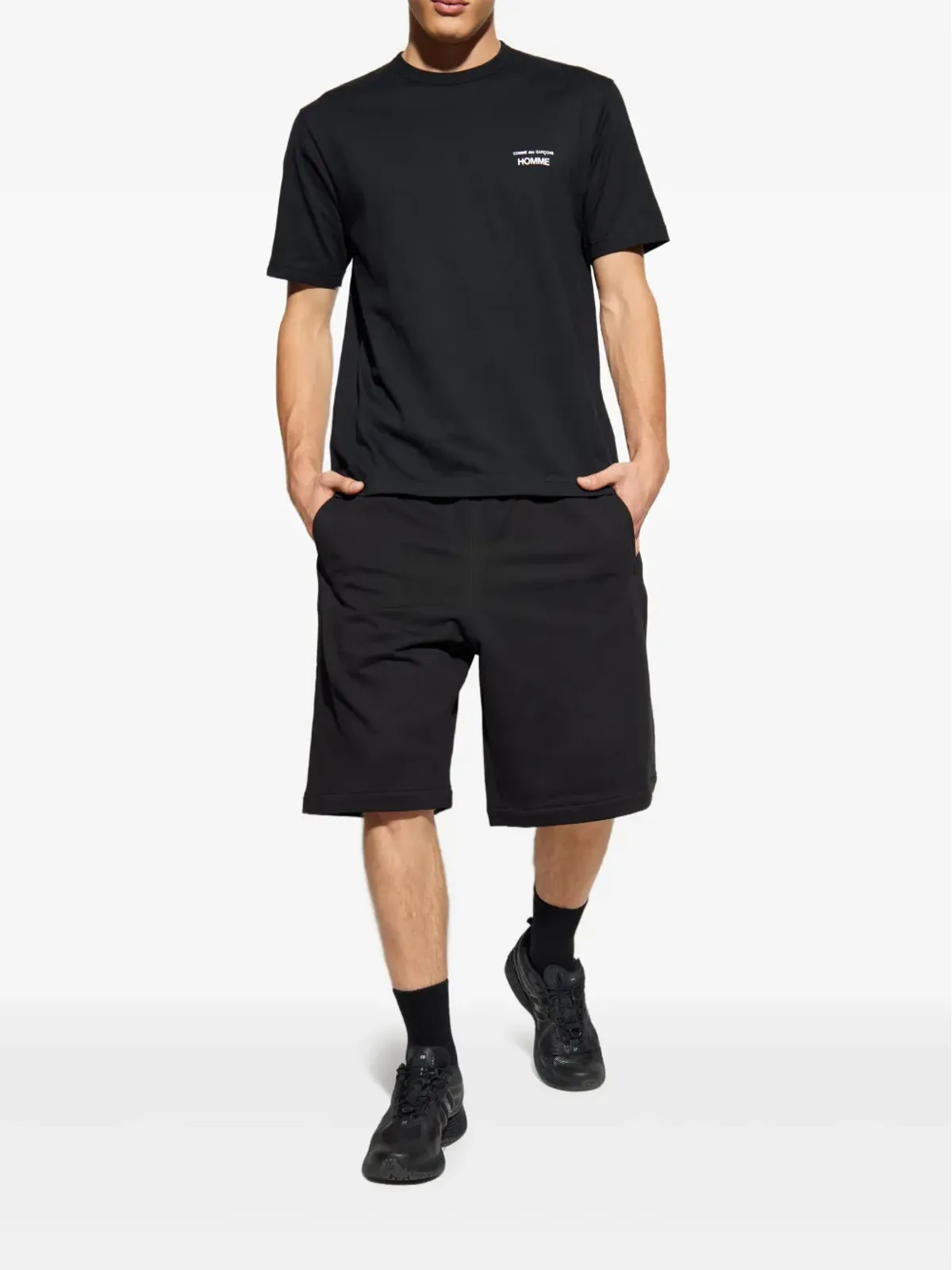 Comme des Garçons Homme ロゴプリント コットンTシャツ - 画像2