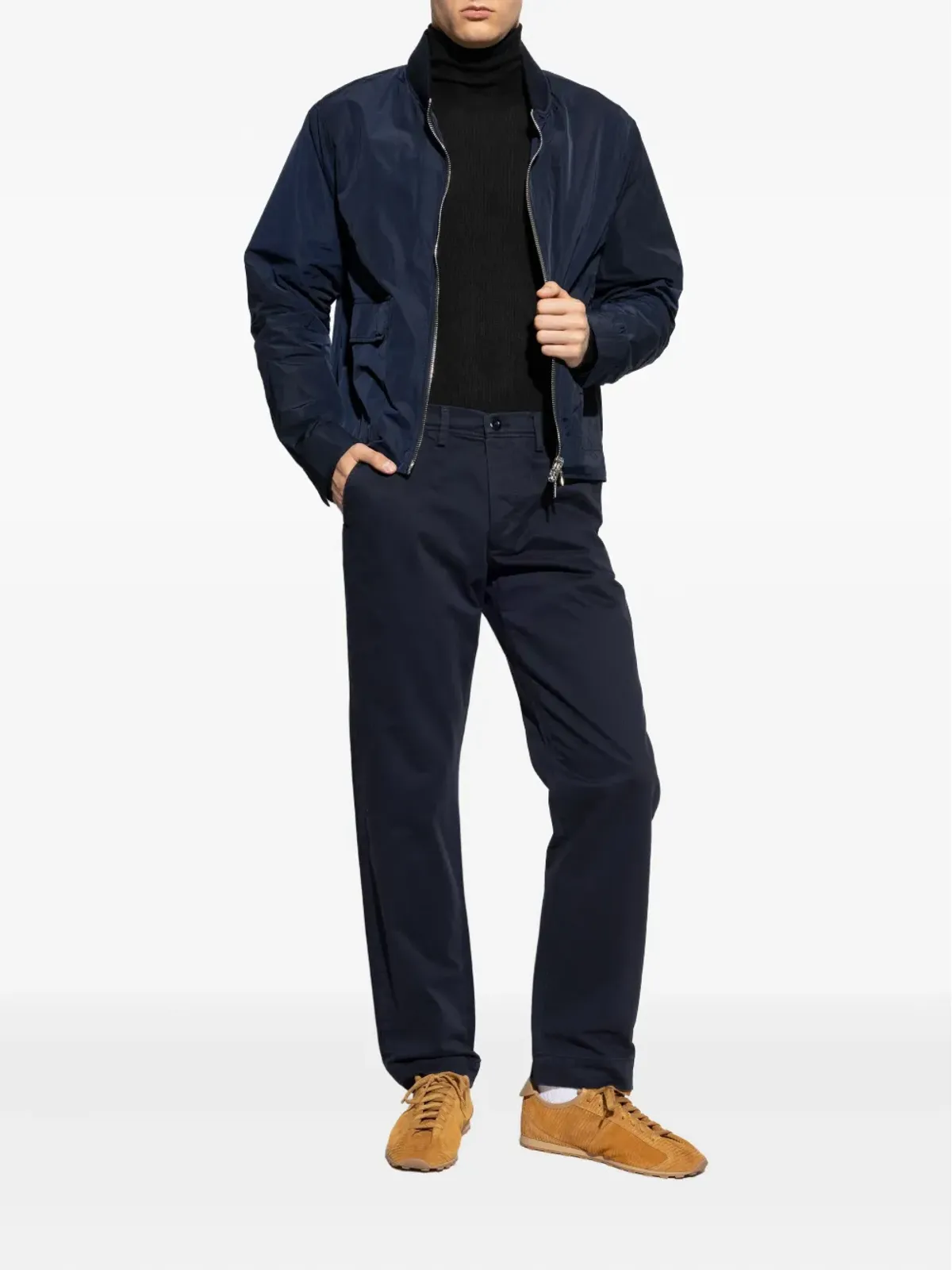 Officine Generale オーガニックコットンパンツ - Blue - 画像2