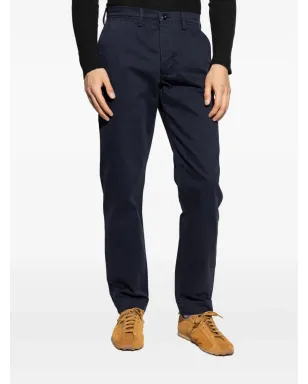 Officine Generale オーガニックコットンパンツ - Blue - サムネイル3