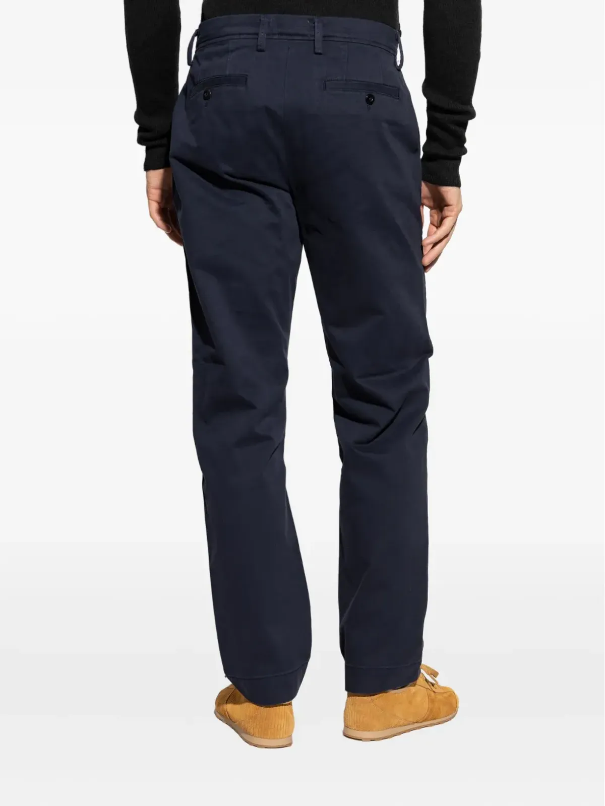 Officine Generale オーガニックコットンパンツ - Blue - 画像4