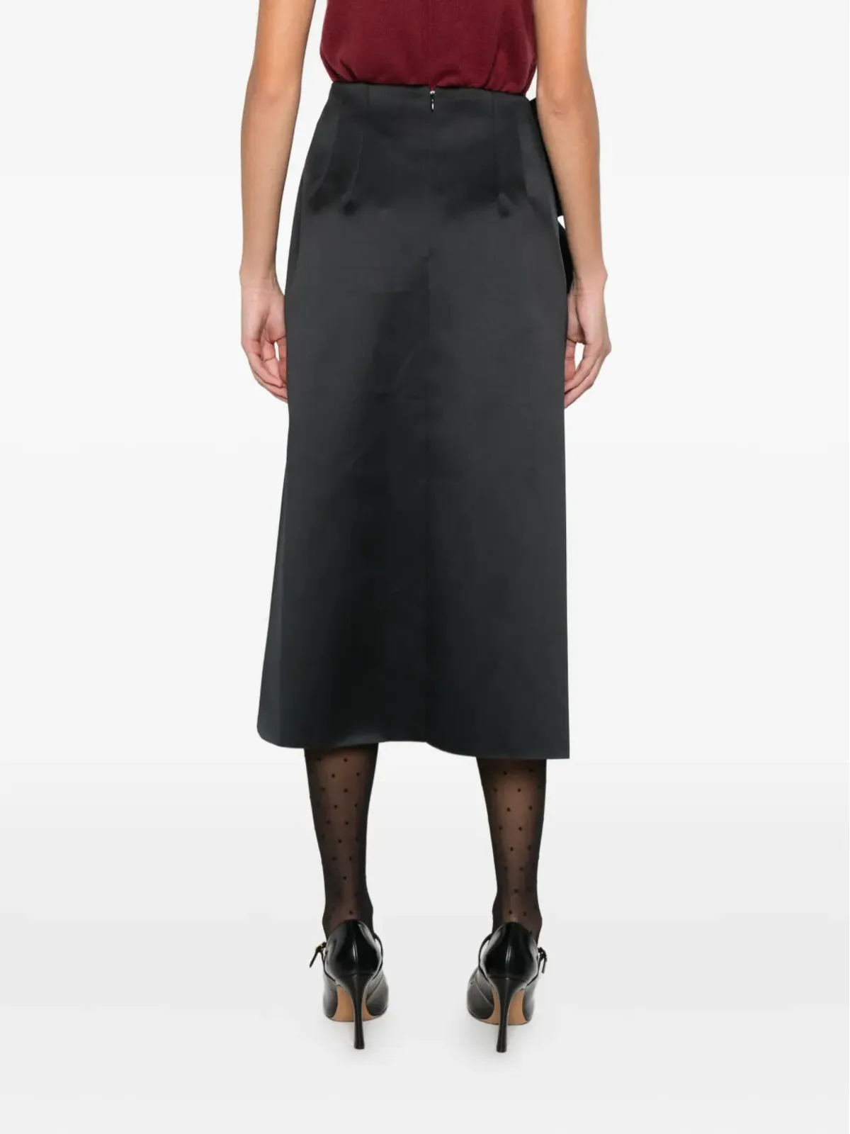 Viktor & Rolf ボウモチーフ付きミディスカート - 画像4