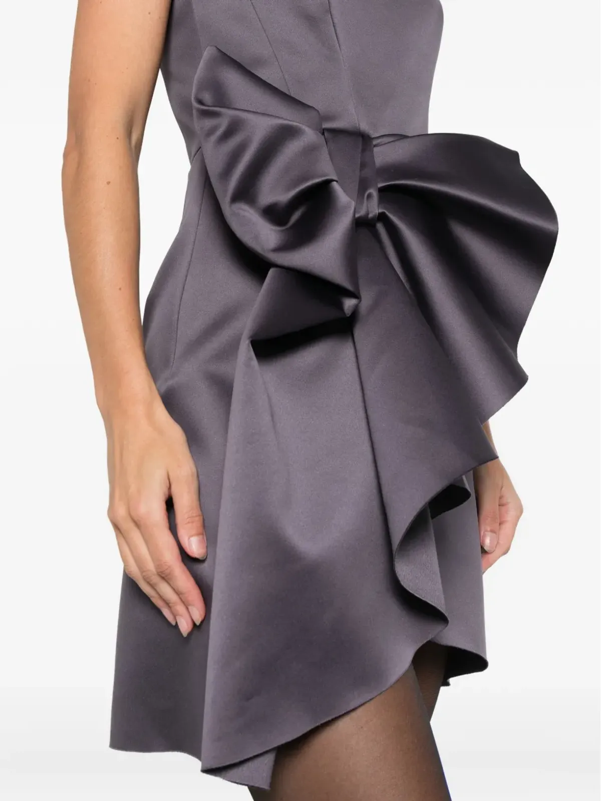 Viktor & Rolf ボウ装飾ミニドレス - 画像5