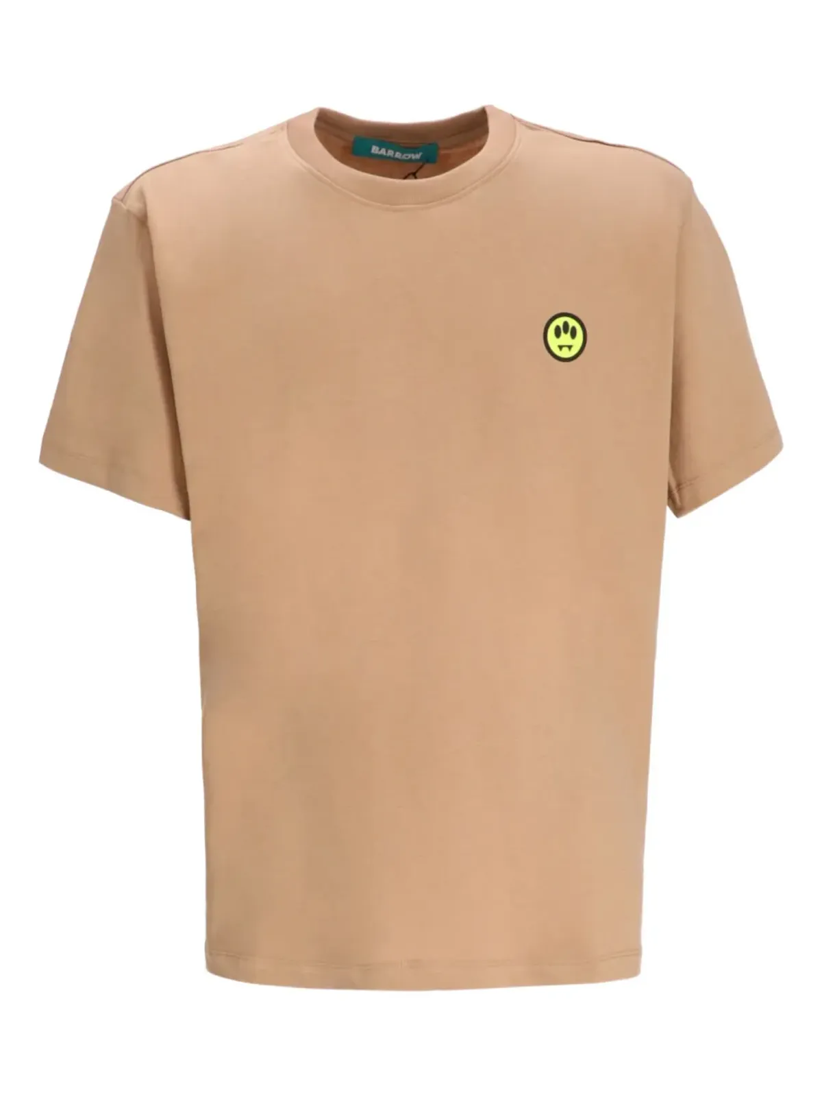 BARROW ロゴプリント コットン Tシャツ - ブラウン - 画像1