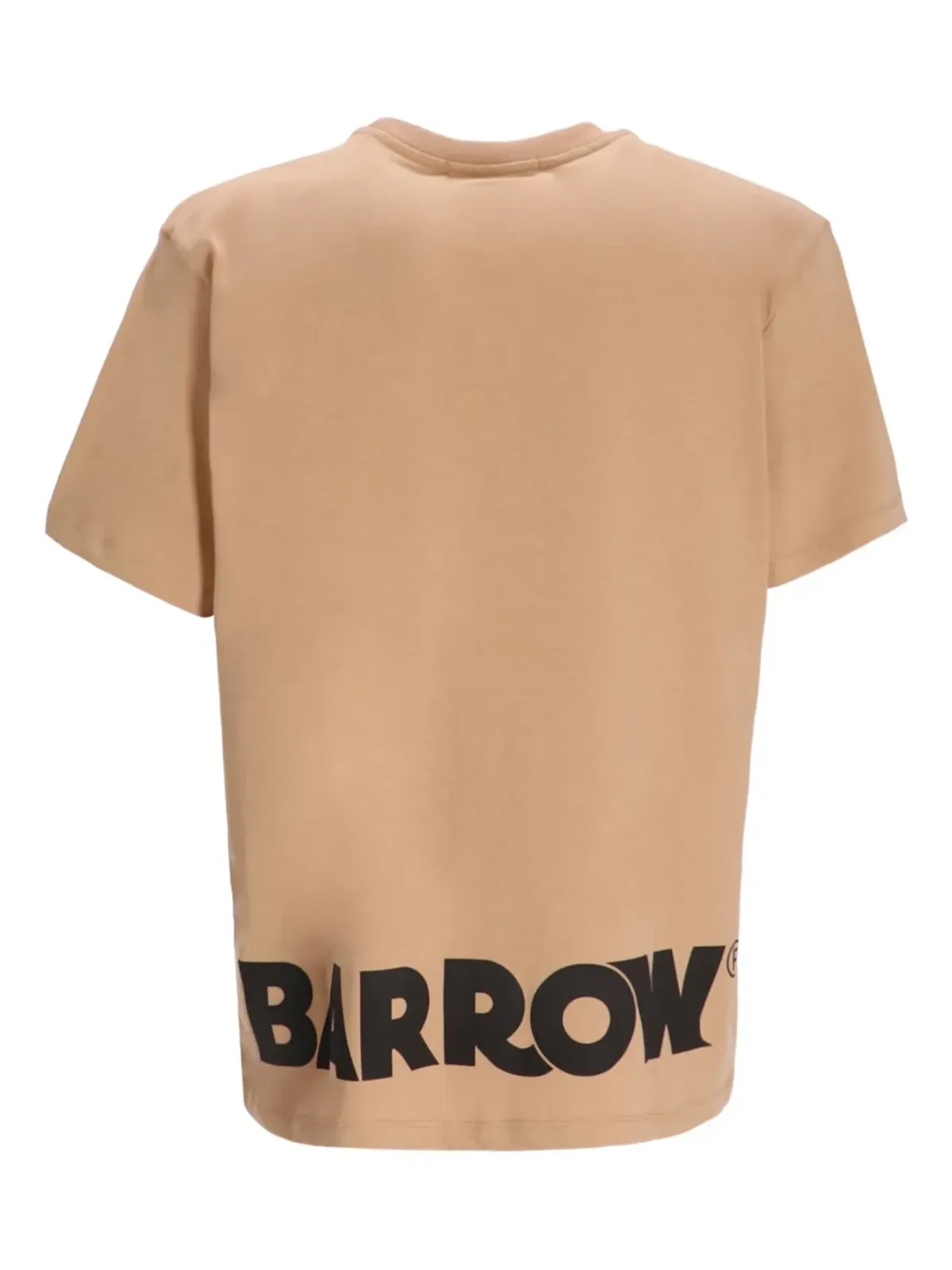 BARROW ロゴプリント コットン Tシャツ - ブラウン - 画像2