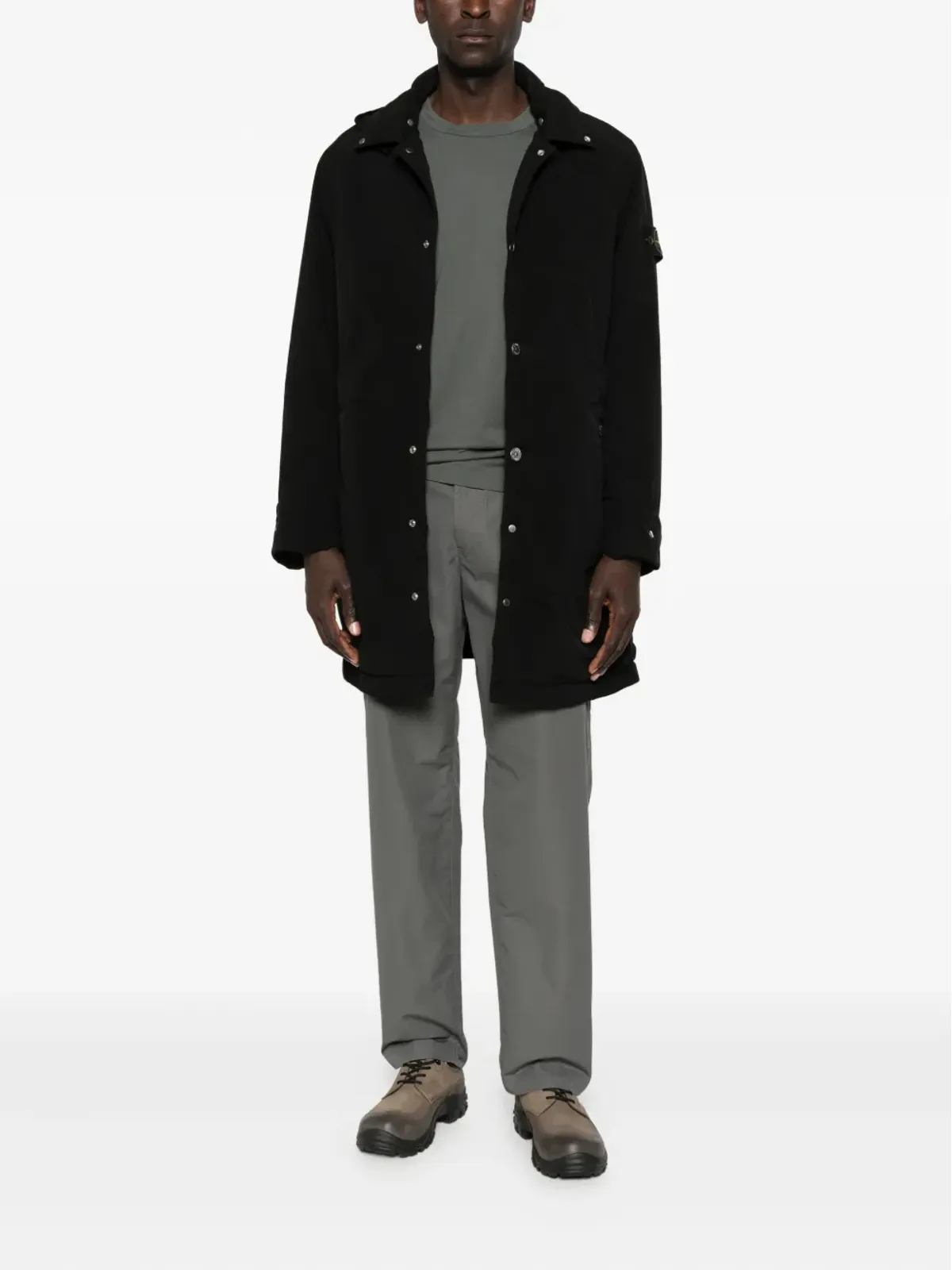 Stone Island 取り外し可能なフード付きパーカ - 画像2