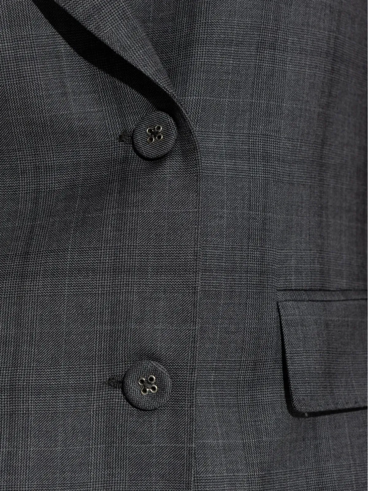 Officine Generale ダブルブレスト チェック柄 ブレザー - 画像5
