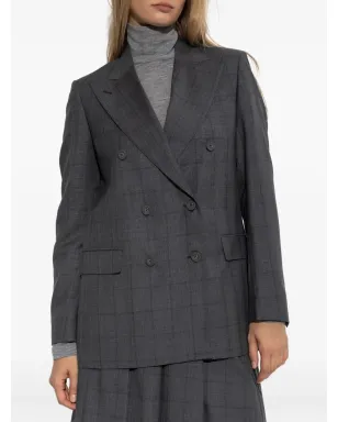 Officine Generale ダブルブレスト チェック柄 ブレザー - サムネイル3