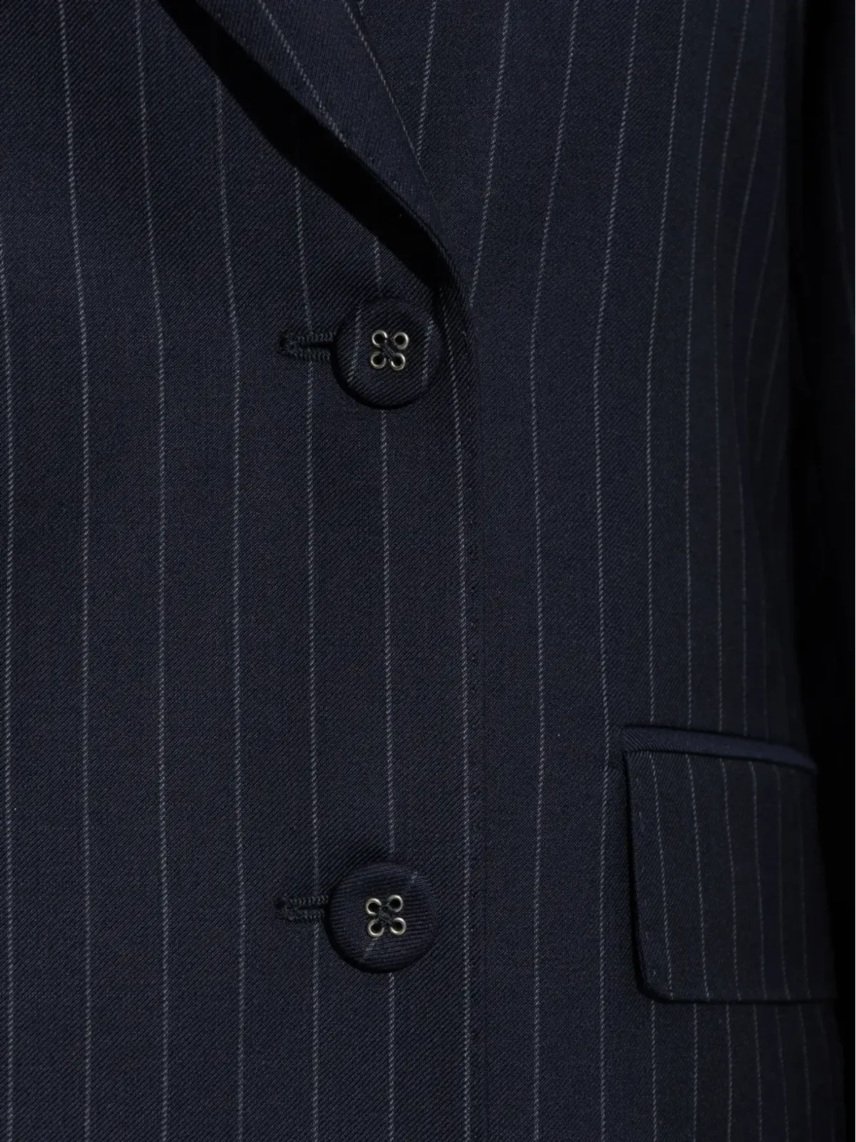 Officine Generale ピンストライプ ダブルブレストジャケット - 画像5