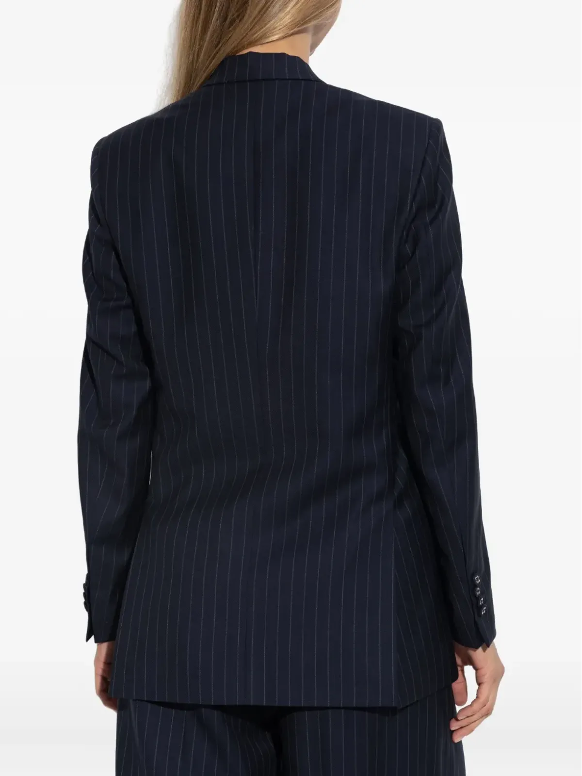 Officine Generale ピンストライプ ダブルブレストジャケット - 画像4