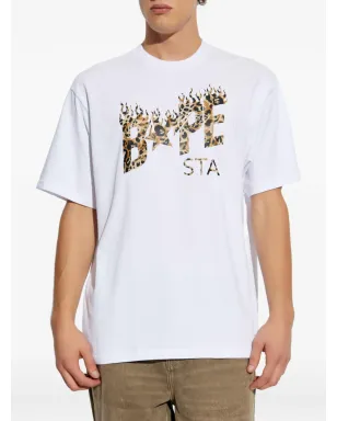 A BATHING APE® Bape STA leopard-print T-shirt - White - サムネイル3