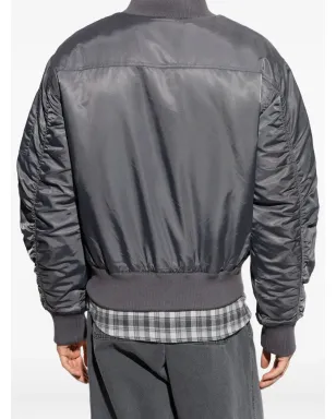 Officine Generale パディッドジップアップボンバージャケット - サムネイル4