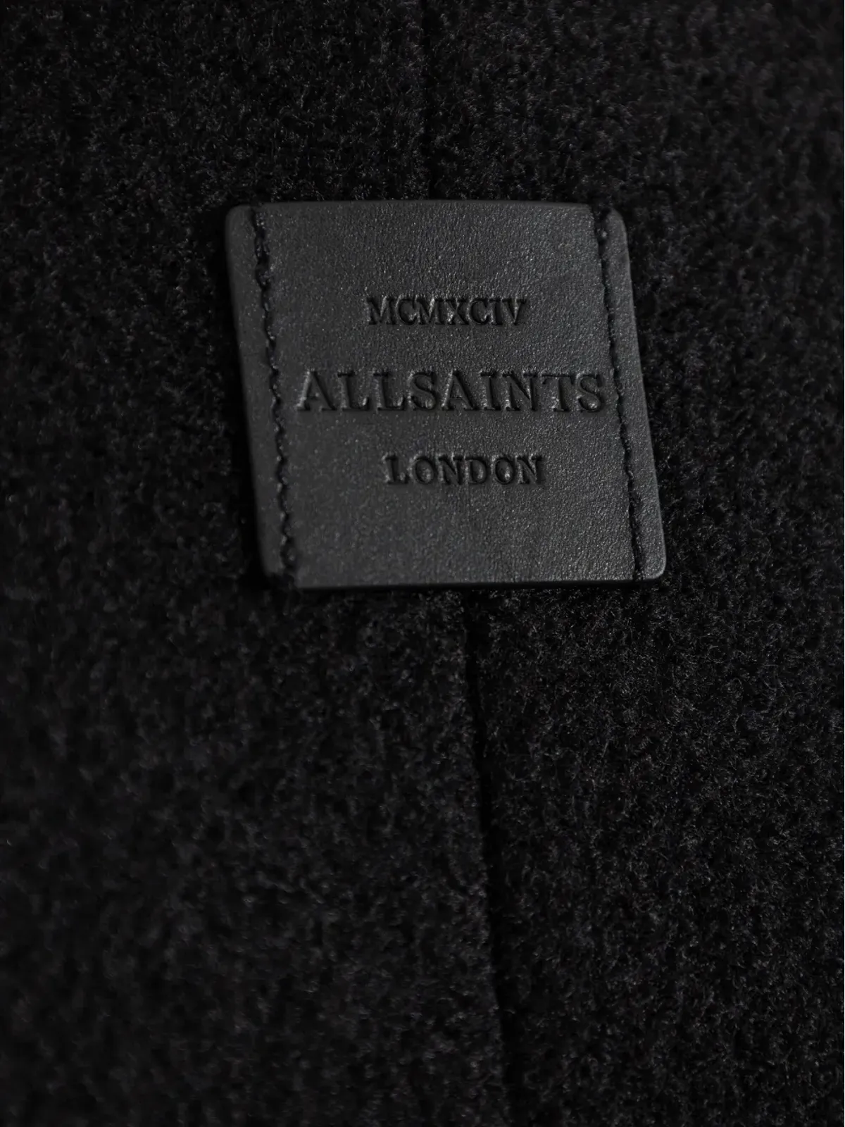 AllSaints ジップフロント ウールジャケット - 画像5