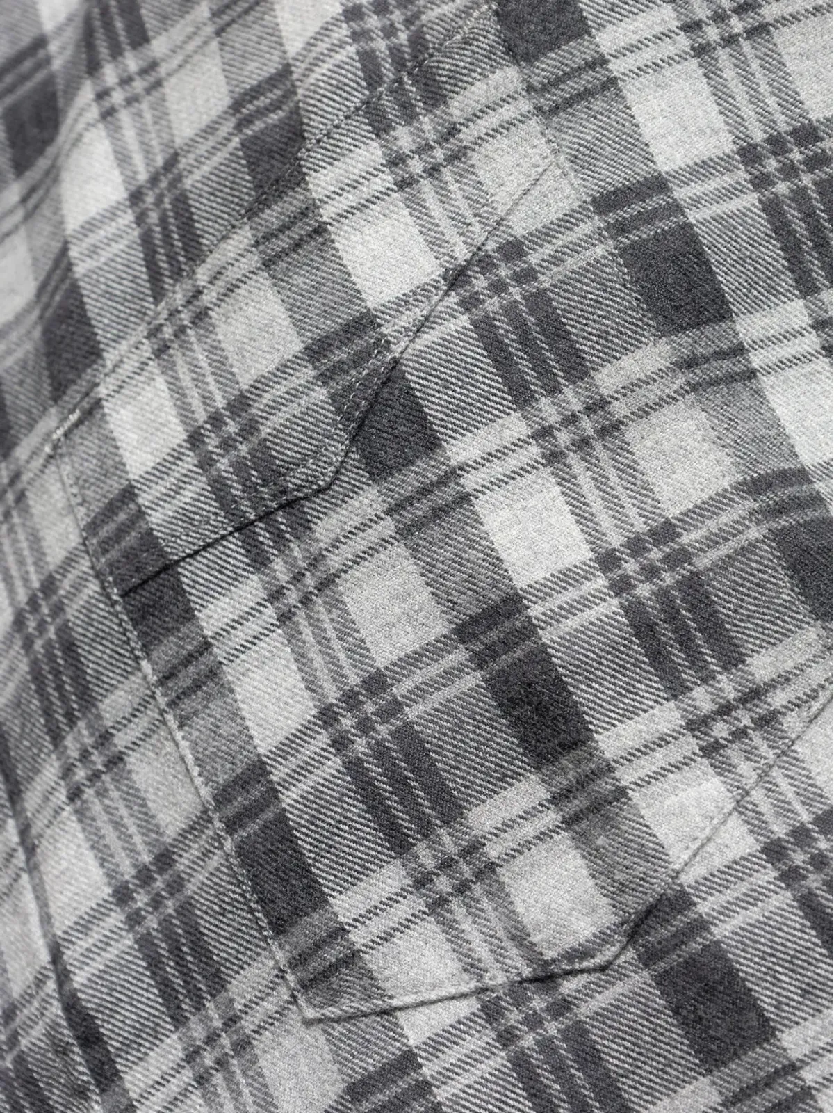 Officine Generale チェック柄ポケットシャツ - 画像5