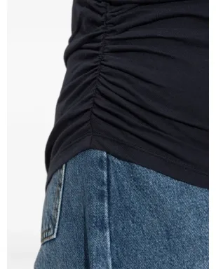 Officine Generale ギャザー入りコットンTシャツ - サムネイル5