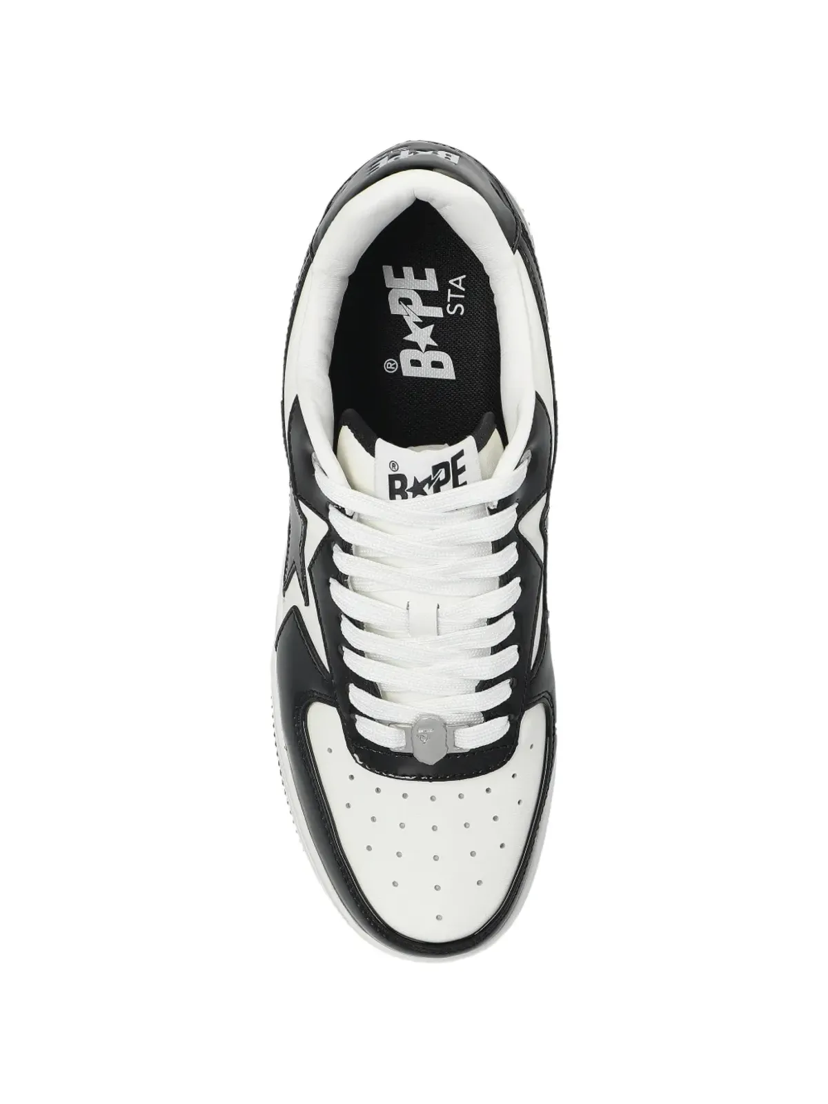 A BATHING APE® スター レザースニーカー - 画像4