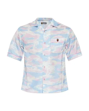 A BATHING APE® パームツリー柄シャツ - サムネイル1