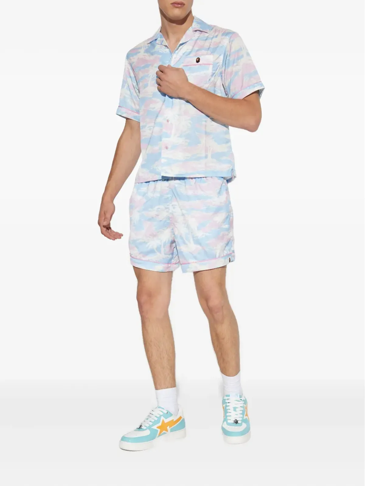 A BATHING APE® パームツリー柄シャツ - 画像2