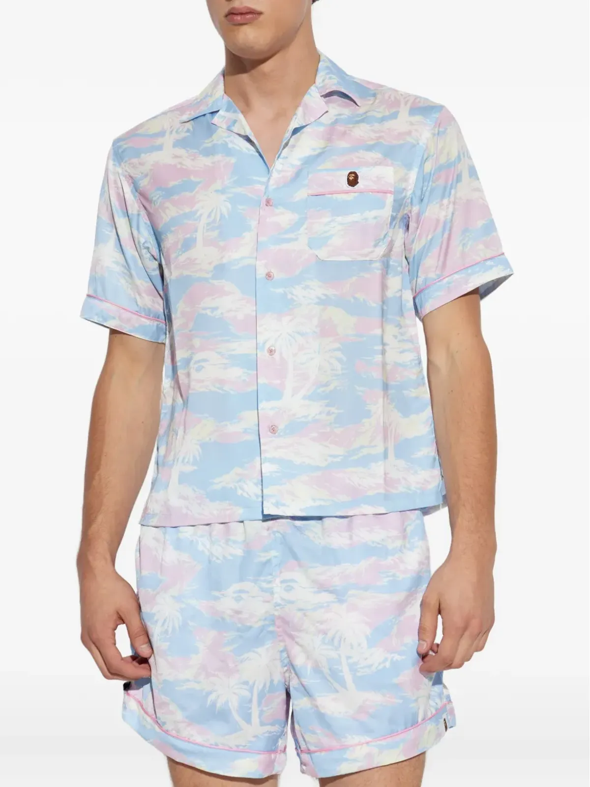 A BATHING APE® パームツリー柄シャツ - 画像3