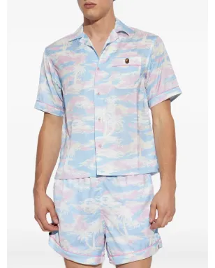 A BATHING APE® パームツリー柄シャツ - サムネイル3