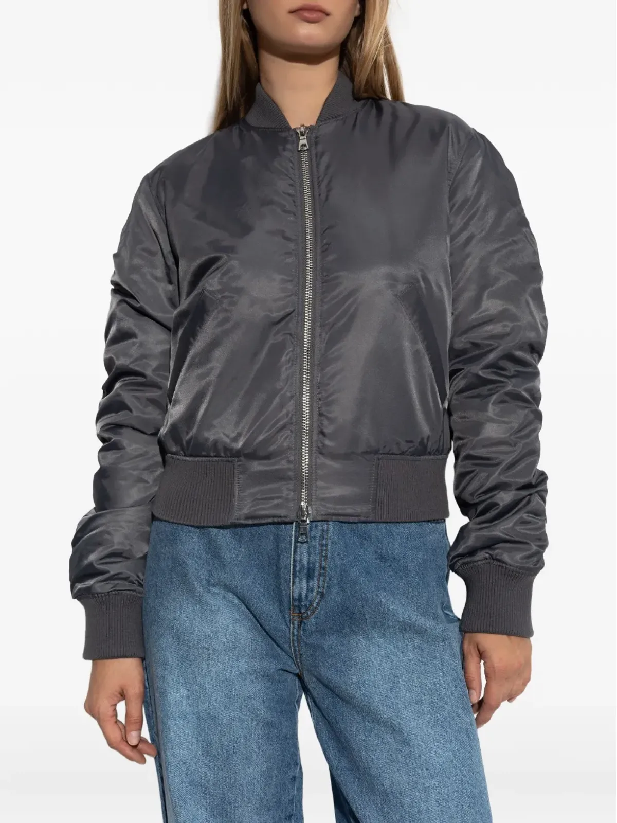 Officine Generale ジップアップボンバージャケット - 画像3
