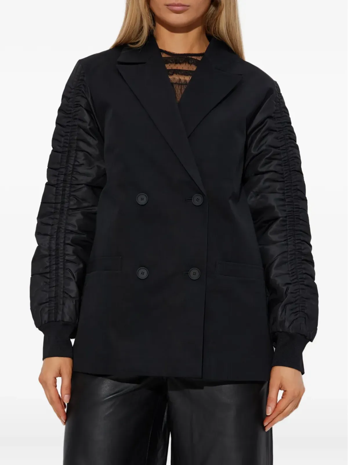 AllSaints ロラピーコート（ブラック） - 画像3