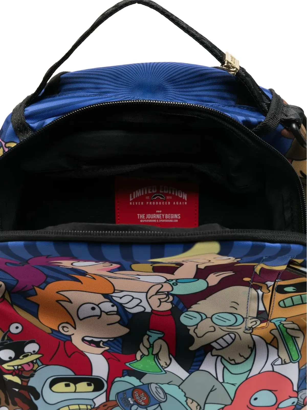 sprayground kid Futurama バックパック ブルー - 画像4