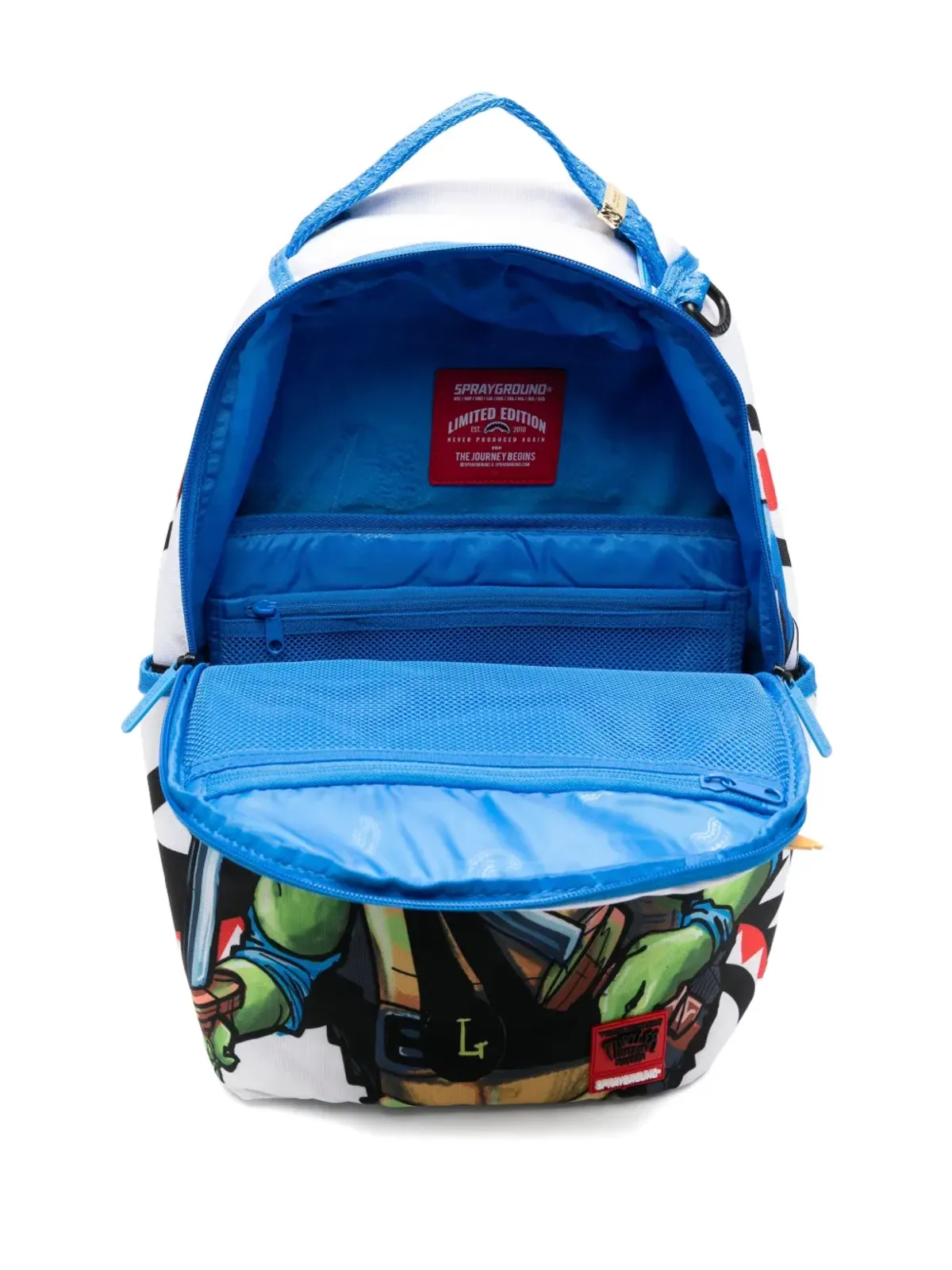 sprayground kid レオナルド・ニンジャ・タートル・バックパック - White - 画像4