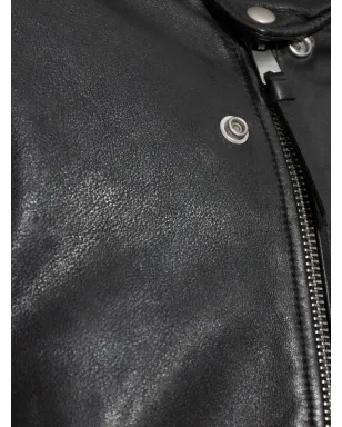 AllSaints ジップアップ バイカージャケット ブラック - サムネイル5