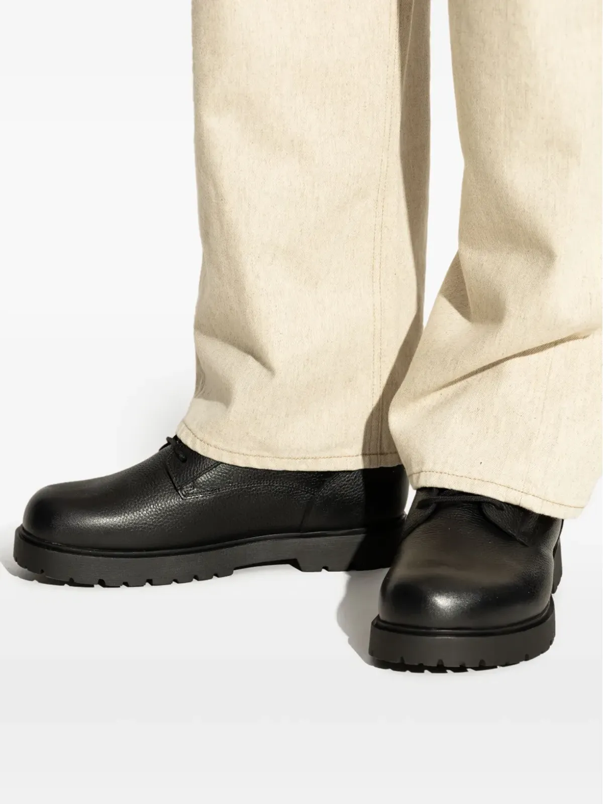 Birkenstock ハイウッド レースアップ レザーブーツ - 画像4