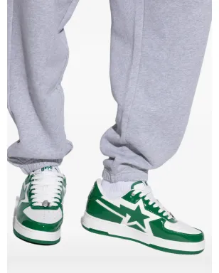 A BATHING APE® 星柄パネルレザースニーカー - サムネイル5