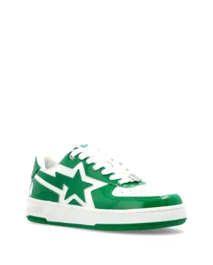 A BATHING APE® 星柄パネルレザースニーカー - サムネイル2