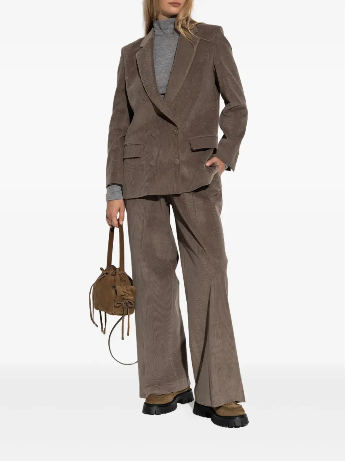 Officine Generale ダブルブレスト コーデュロイ ブレザー - 画像2
