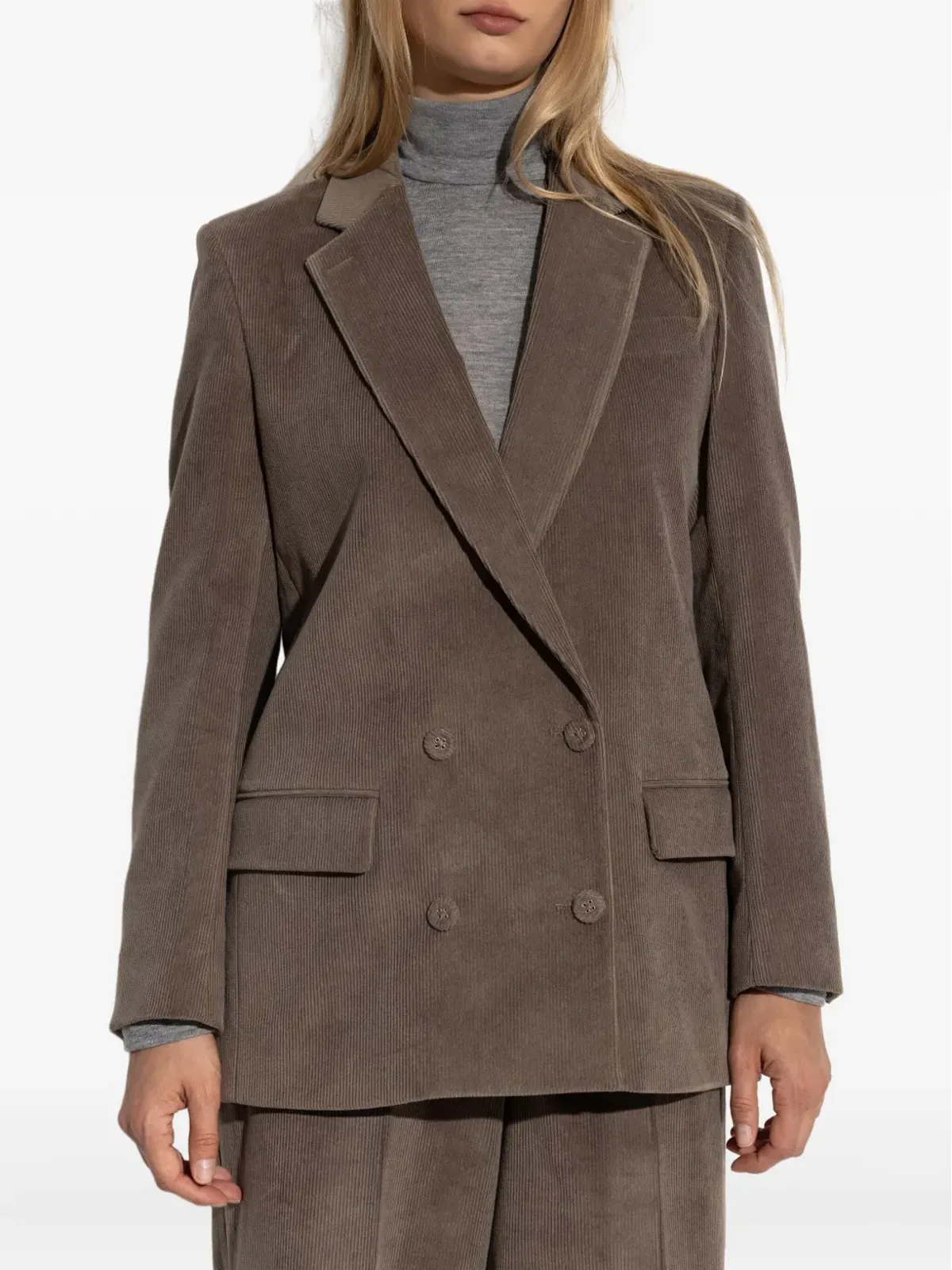 Officine Generale ダブルブレスト コーデュロイ ブレザー - 画像3