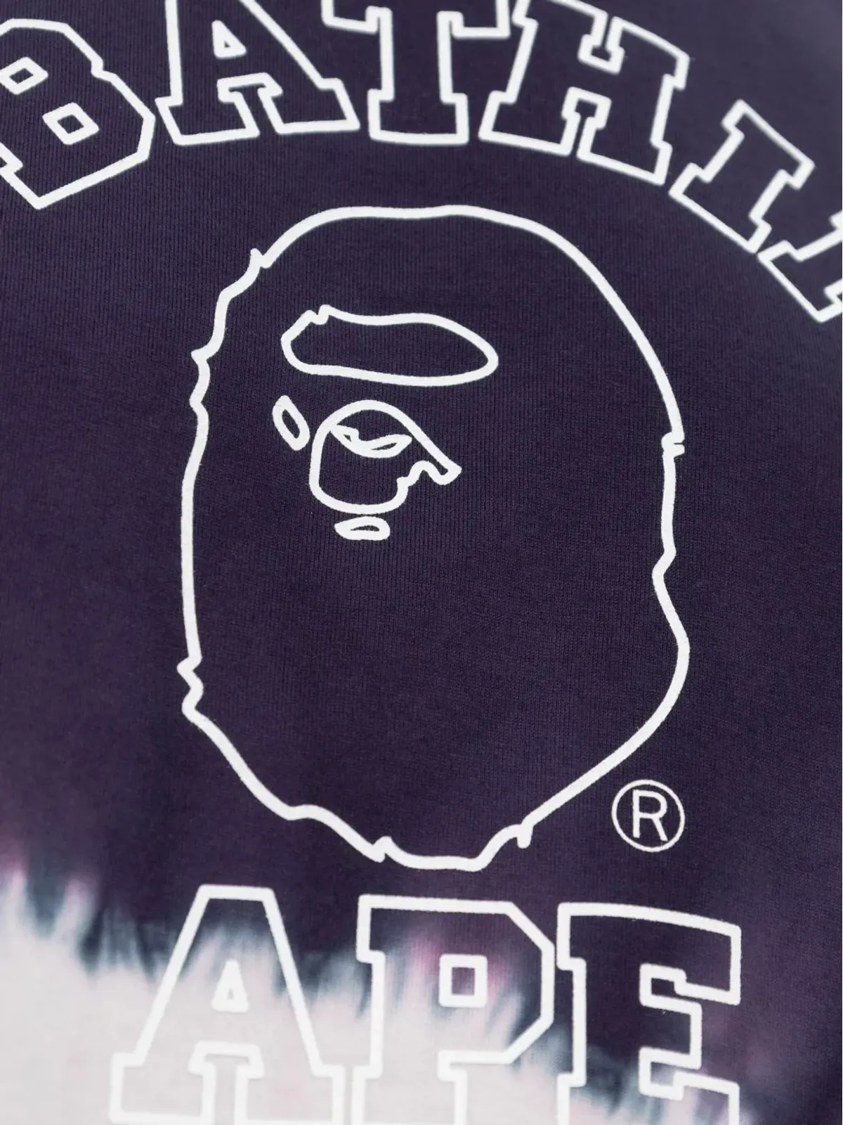 A BATHING APE® タイダイ柄ロゴTシャツ - 画像5