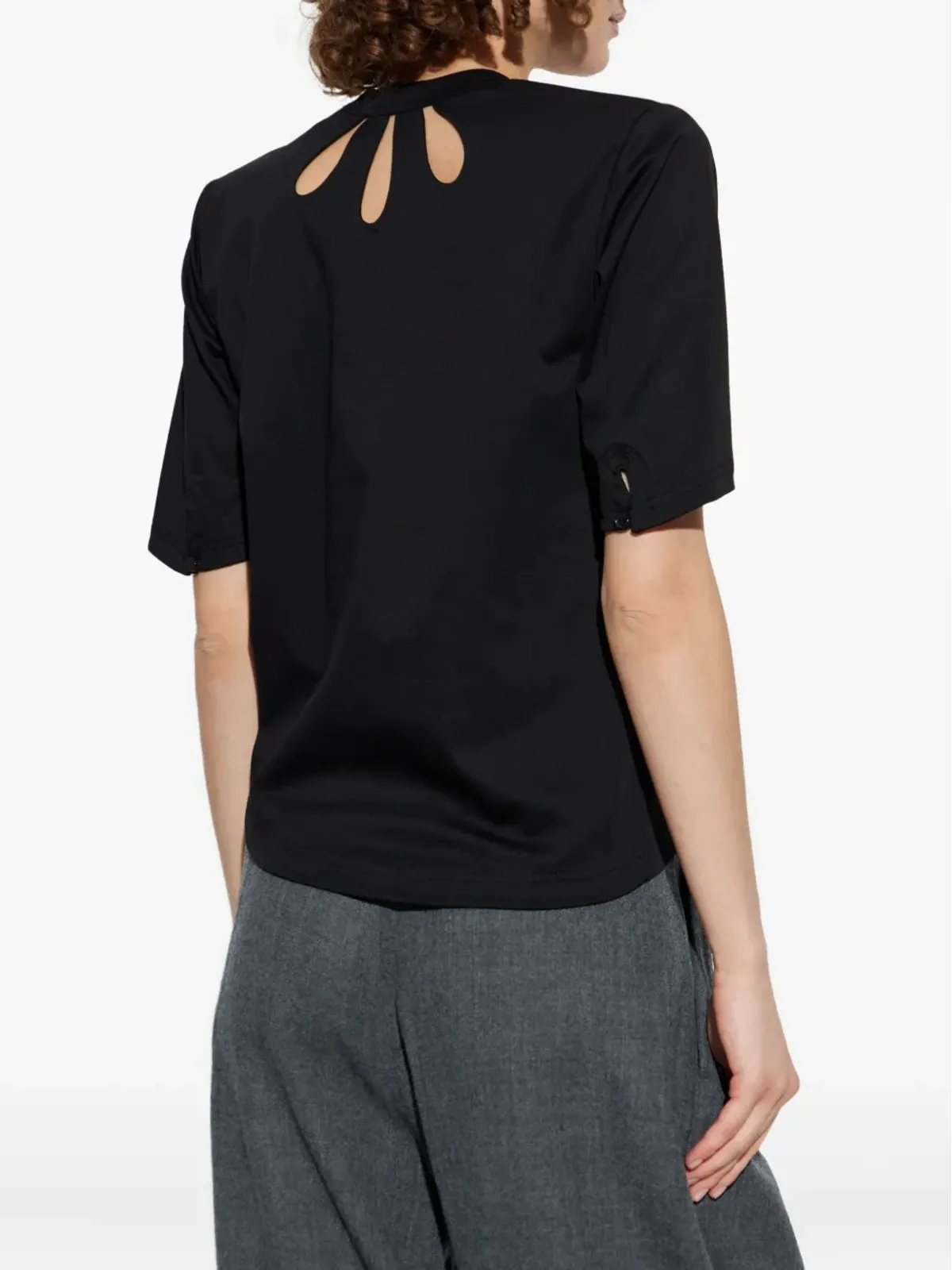 Noir Kei Ninomiya カットアウトTシャツ - 画像4