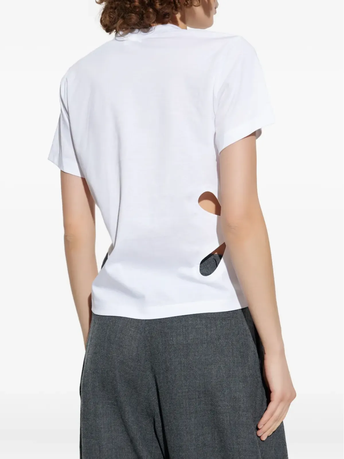 Noir Kei Ninomiya 花柄カットアウトTシャツ - 画像4
