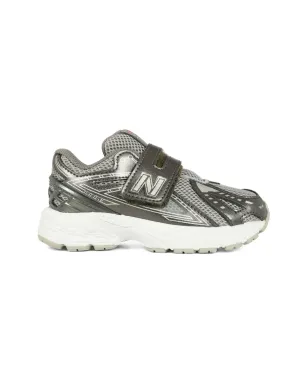New Balance Kids strap detail mesh sneakers - Grey - サムネイル2